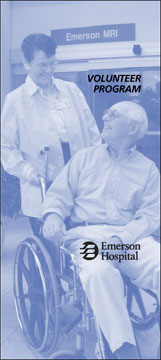 brochure for hospital volunteer program by Harley Freedman
