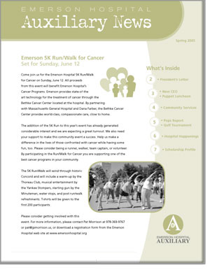 Emerson Auxiliary News